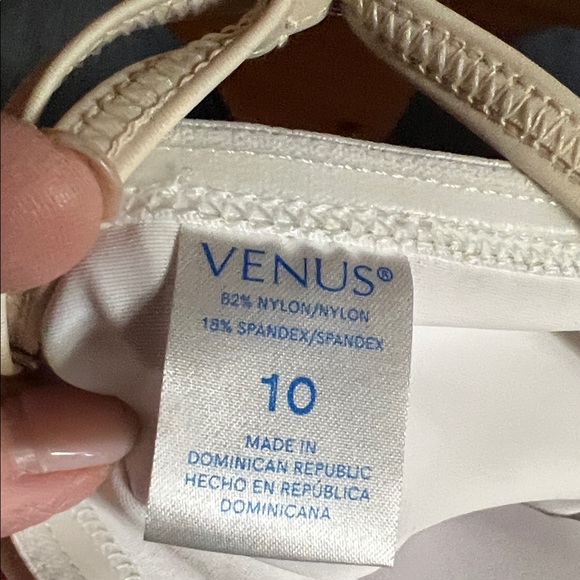 VENUS Cream Ruched Bikini Set - Picture 3 of 4